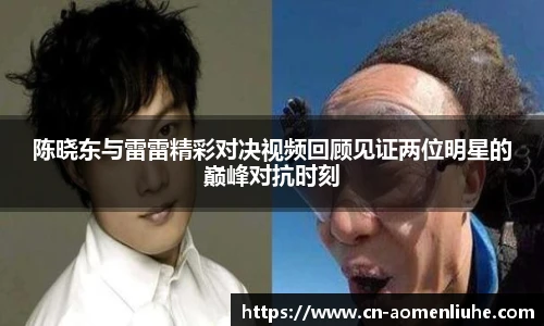 陈晓东与雷雷精彩对决视频回顾见证两位明星的巅峰对抗时刻